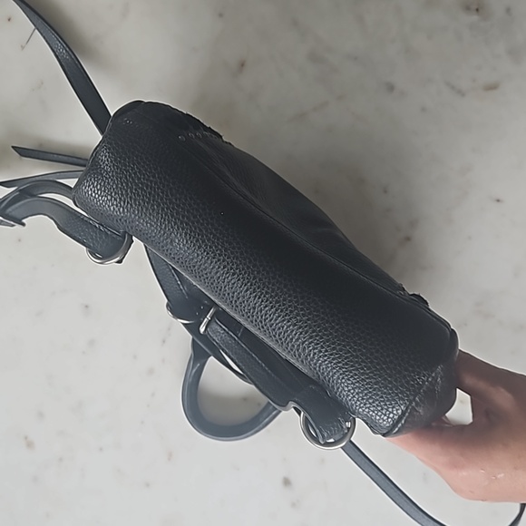 The Sak Black Pebbled Leather Loyola Mini Backpack - Picture 4 of 12